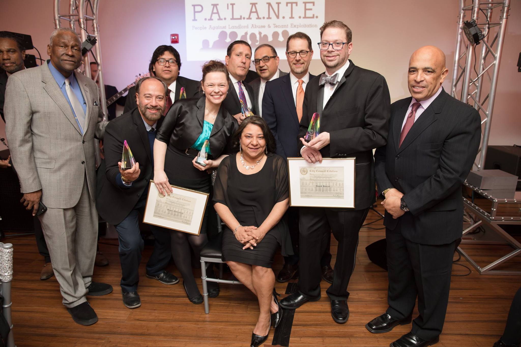 Accepting the P.A.L.A.N.T.E. Leader of the Year Award